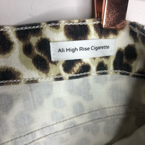 NWT FRAME Ali Leopard High Waist Crop Skinny Jeans - Picture 5 of 7